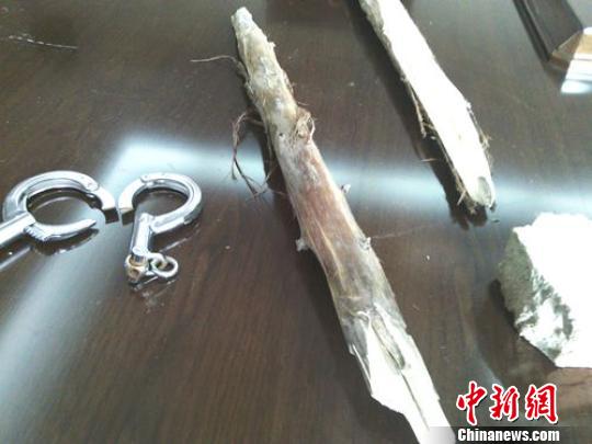 徐州民警抓抢劫男遇亲属围殴 粗棍断三节致脑