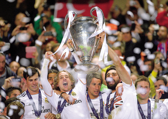 皇马成就欧冠十冠王