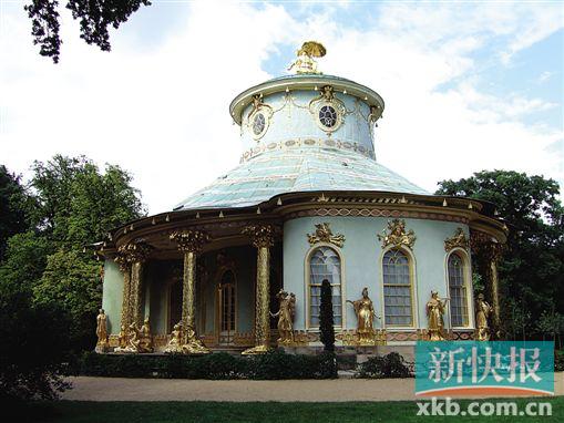 ▲波茨坦的中国茶室