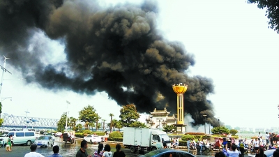 湖北襄阳游轮失火已得到控制|扑救|大火