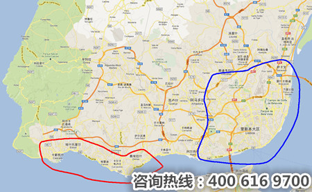 葡萄牙买房哪里好?从地图上分析最佳投资区域