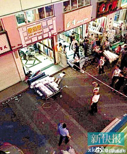 轻纺城有人跳楼?
