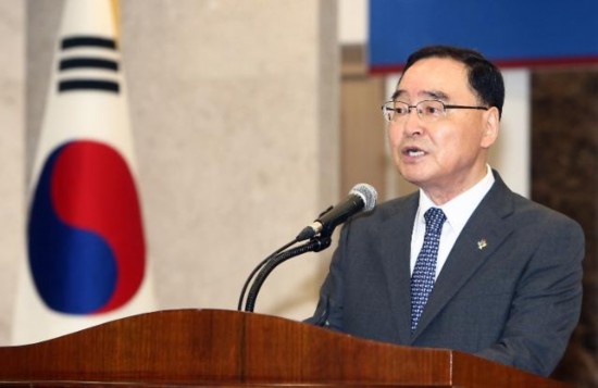 韩国总理郑烘原（韩联社图片）