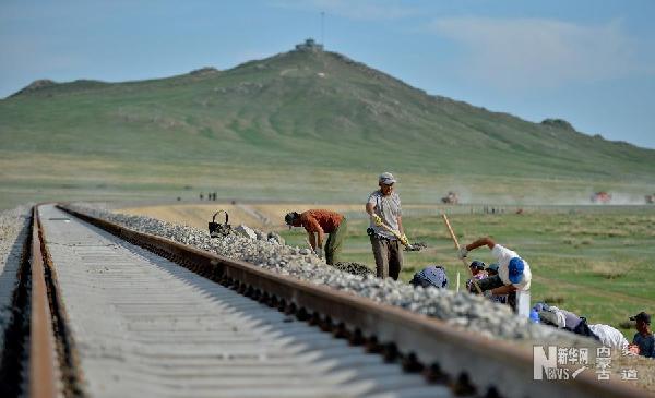 内蒙古建成嘎达布其物流园区铁路打通欧亚新通