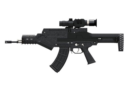 　　图片说明：网友根据网络消息绘制的国产单兵综合作战系统改进型CG图，可见它已经经过了局部改进，更加贴近实战需要。