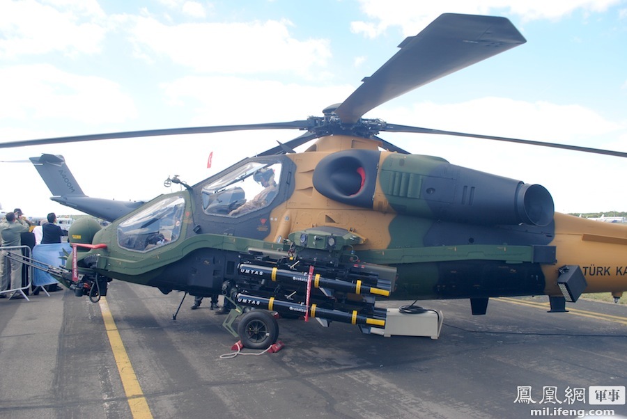范堡罗航展:土耳其公开展示T-129攻击直升机