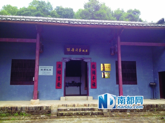陈赓故居4年前被重新修缮。 南都记者 韩福东 摄