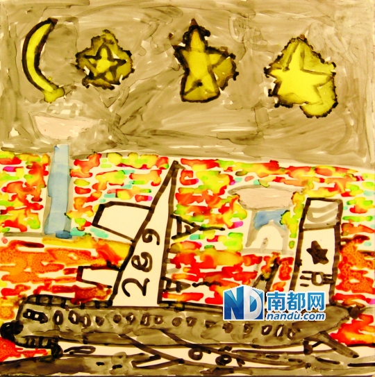 庄松涵《天宫2号》 6岁