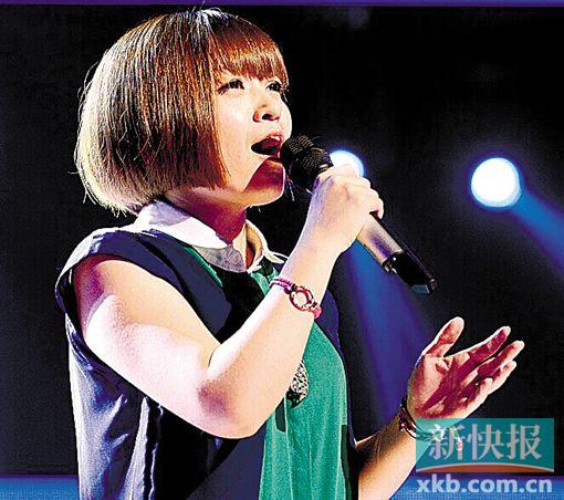 ▲张丹丹的唱功获导师和不少观众欢心。