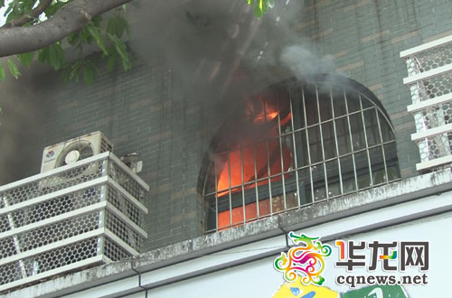 起火现场。 歇台子中队供图 华龙网发