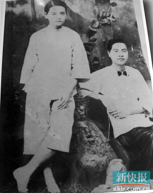 ■革命姐妹花合照。(左为陈铁儿,右为陈铁军)