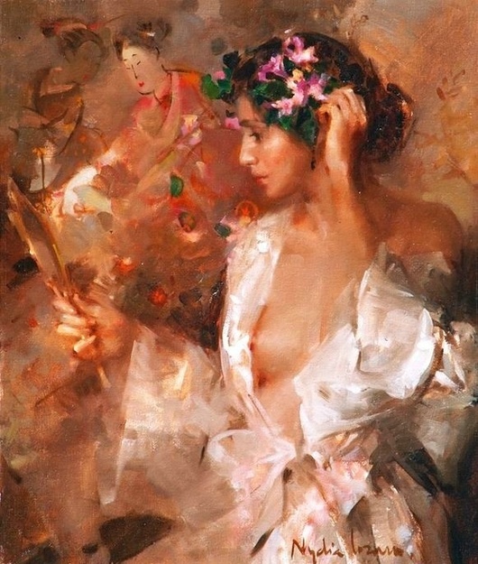 西班牙女画家娜迪娅&middot;洛萨诺的油画作品欣赏