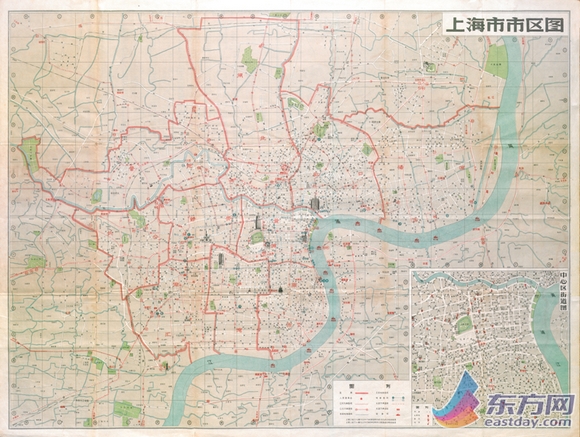 1960年的老地图图片