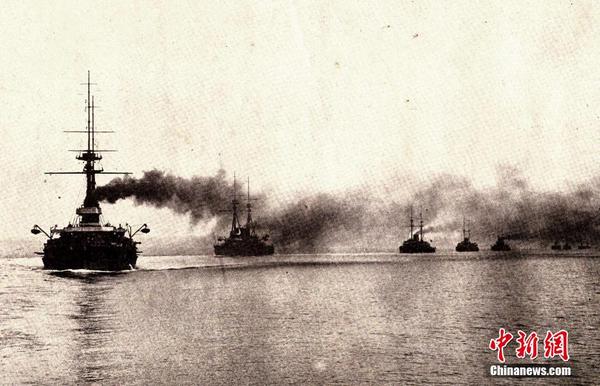 一战时期日军侵占青岛照片首次公开展出|舰队