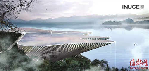 —城市发展记忆馆﹃水之三江﹄ 德克设计的清凉山公园观景平台