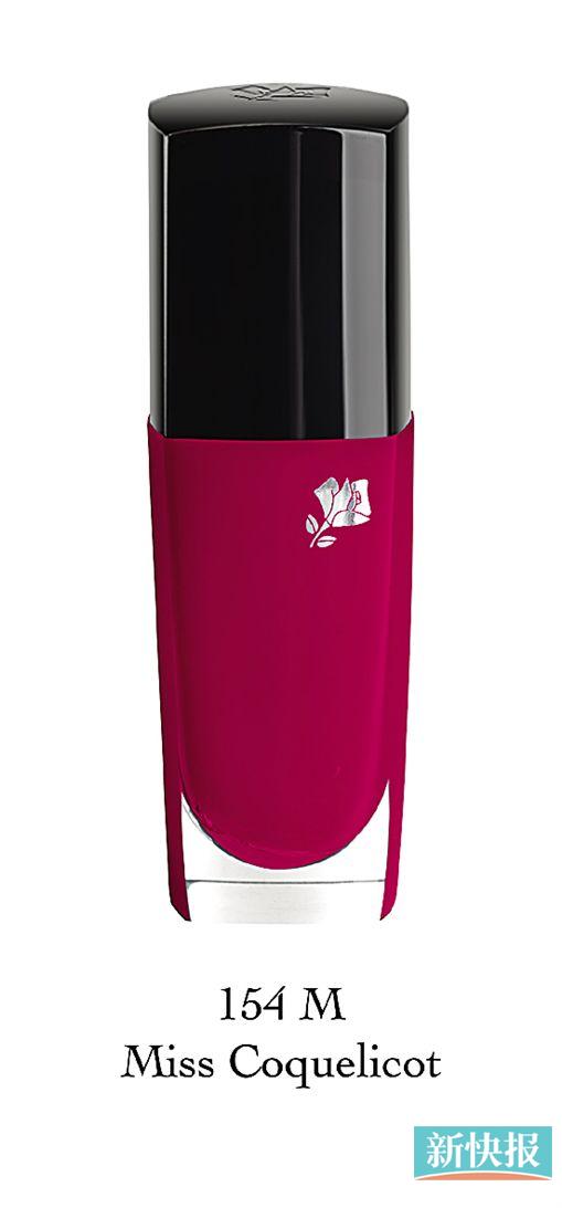 Lancome爱恋甲油,色调饱满艳丽。