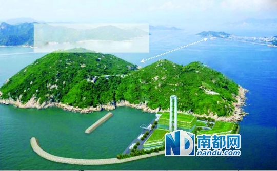 石鼓洲焚化炉选址距长洲3.5-5公里