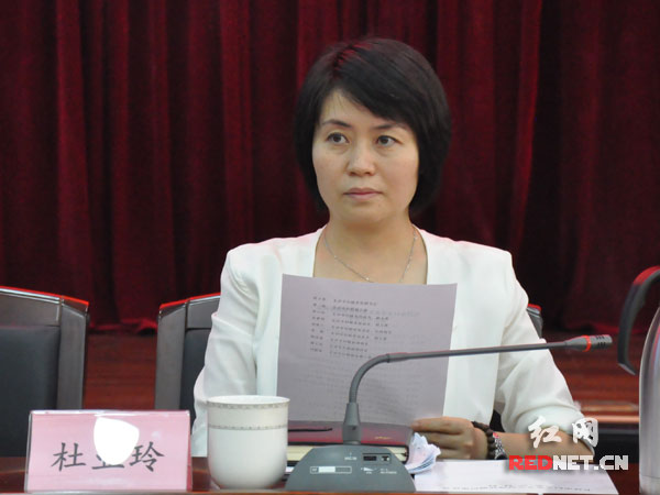 湖南省妇联主席杜亚玲长沙调研<em>女性权益</em>保护现