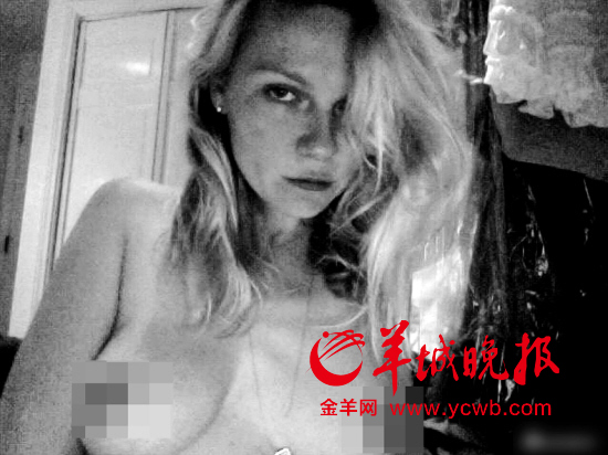 　　目前流出的十七位女星的艳照并非全是自拍照　　克尔斯滕·邓斯特