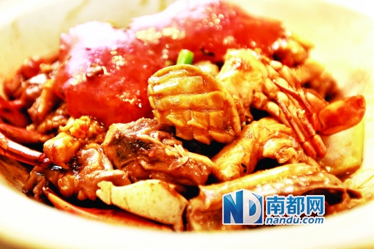 鲍鱼蟹焖鸡