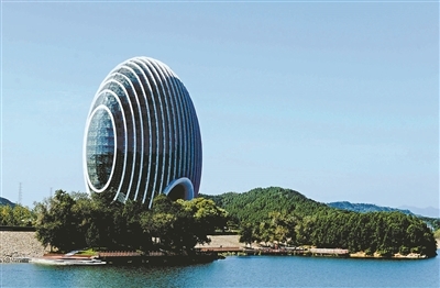 北京雁栖湖国际新会都 标志性建筑全面竣工