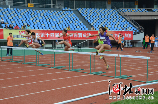 河北省运动会田径比赛开赛 将产生81枚金牌(组图)