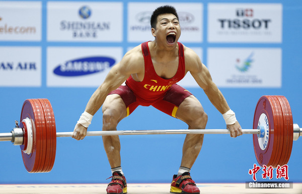 【仁川絮曲·第二日】气吞山河|抓举|银牌_凤凰财经