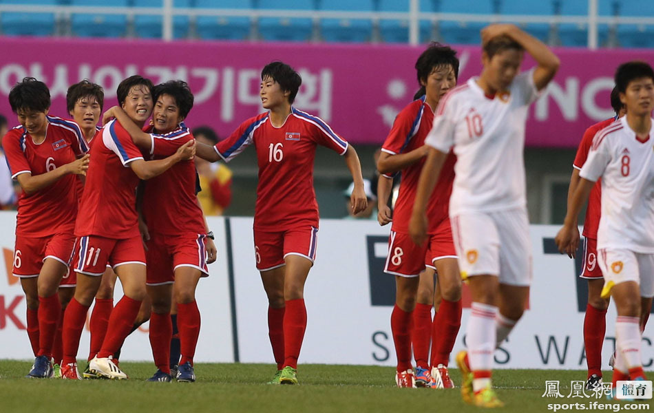 女足1\/4决赛-中国0-1朝鲜