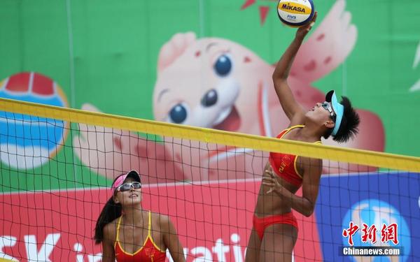 中国队闯入仁川亚运会女子沙排四强|汤彦俊|组