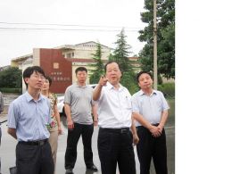 芮城县委书记董旭光在指导城市建设