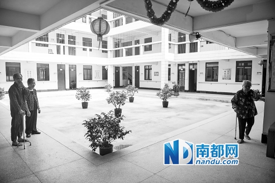 台城敬老院环境优雅。