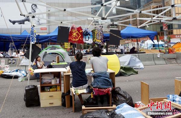 违法占中持续 占领区乱象频生