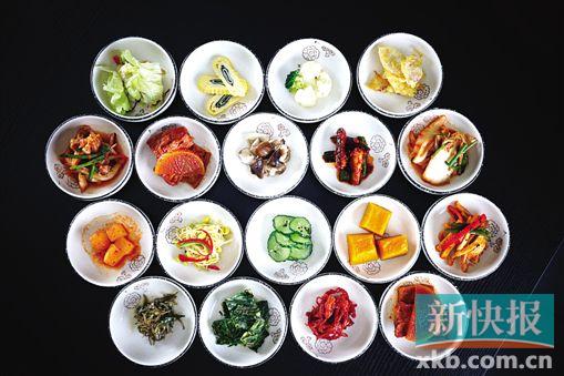 根据季节与当日食材制作的各色小菜