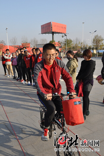 沧州共青团新华区委举办低碳环保 快乐骑行活