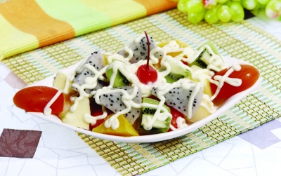 三种水果沙拉 减肥也能敞开吃|去皮|木瓜