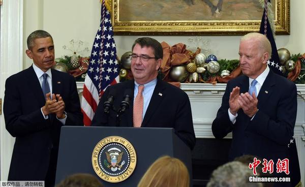 奥巴马提名卡特为新任美国防部长|奥巴马|演说