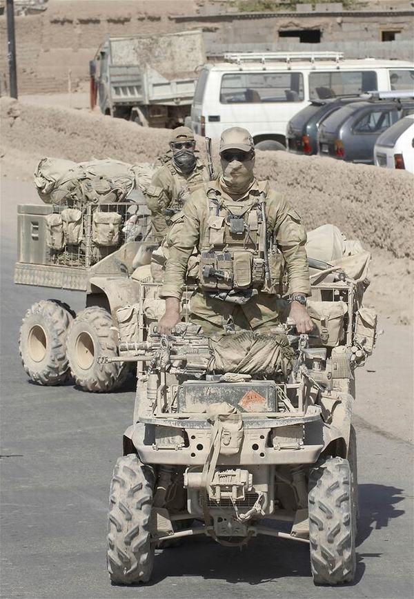 澳大利亚精锐特种部队“特别空勤团(SASR)”在阿富汗参与美军对塔利班的作战。