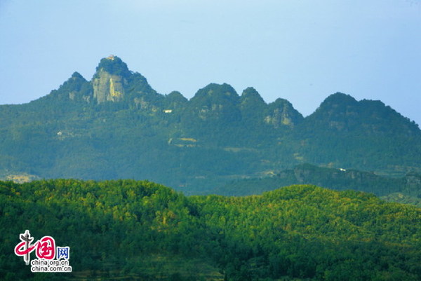 大朝云台山，图片由昭化区旅游局提供