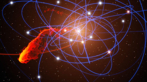 银河系黑洞迎来盘中餐?|物理学家|天文学家