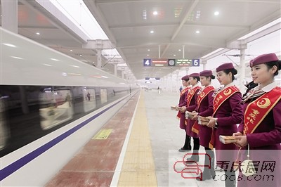 成渝客专10月开通 重庆坐高铁1小时到成都|重