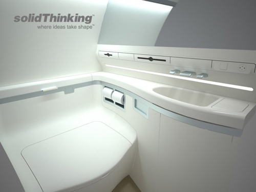 开关就藏在“Lavatory”或“禁止吸烟”的标识牌后面。