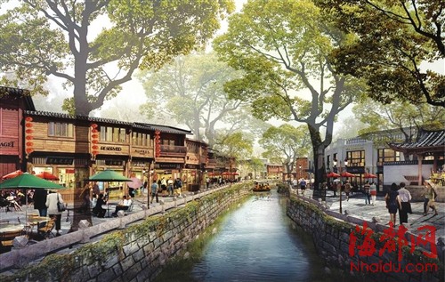 改造后的上下杭,将会保留许多福州元素(图为上下杭中平花园段效果图)