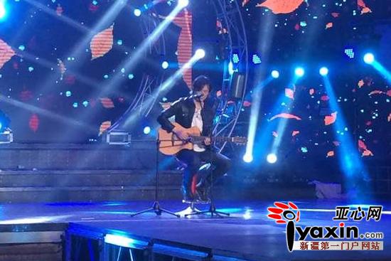 马条在录制现场。