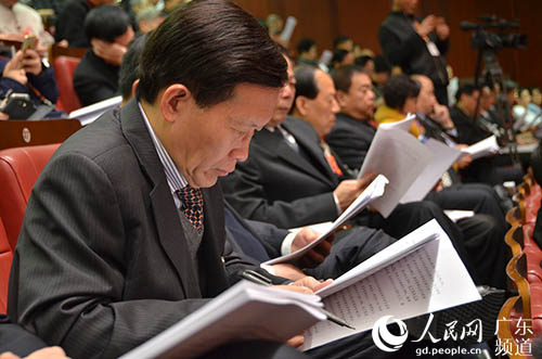 广东省十二届人大二次会议期间代表提建议最关