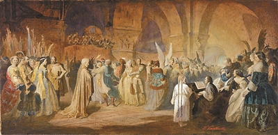 用艺术拼贴连缀的波兰史|展出|素描