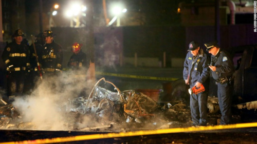 美一医用直升机坠毁 当局称1名驾驶员身亡(图