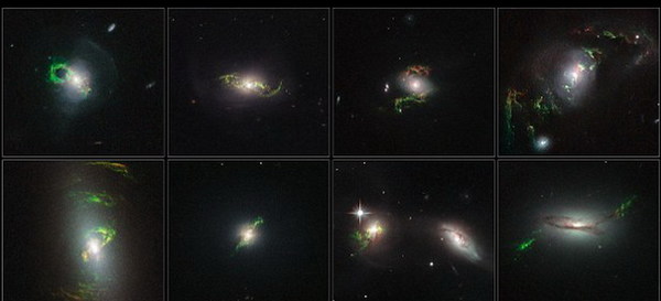 哈勃望远镜共拍摄到8张图片。（网页截图）