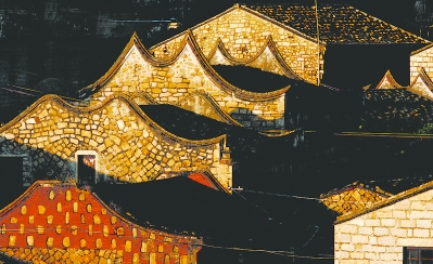 ?敖东东限洋渔村的石头厝