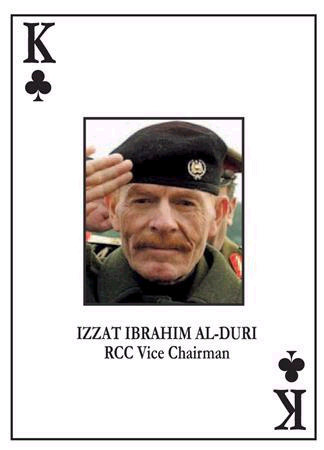 美军发布的“扑克牌通缉令”中的伊扎特·易卜拉欣·杜里