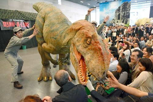 日本工匠复活恐龙 逼真再现侏罗纪霸主(图)|恐
